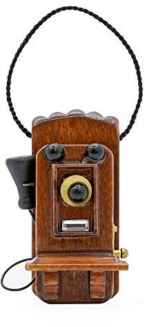 Odoria 1/12 Miniatur Wand Telefon Puppenhaus Zubehör