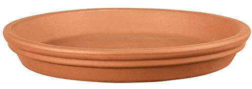 Deroma : Soucoupe Imperméable, En Terre Cuite Ø 15 X H. 2,5 Cm