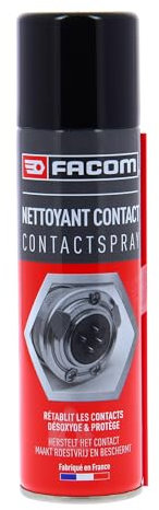 Facom 006064 Nettoyant Contact, Desoxyde et Protege, Aerosol 250 ml Tuyau Prolongateur
