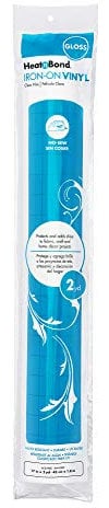 heatnbond Lustre Vinyl - Vinilo para Planchar (1,8 m), Color Blanco