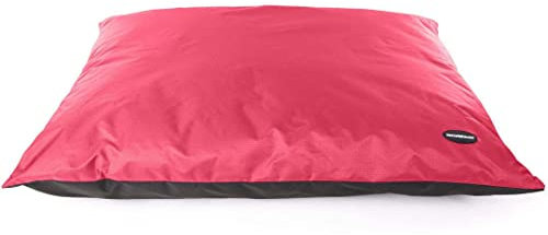 Martin-Sellier Hundekissen, 100 x 80 cm, Schwarz / Orange