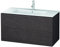 Duravit Waschtisch l-cube 2 Schubladen 1020 x 481 Eiche dunkel