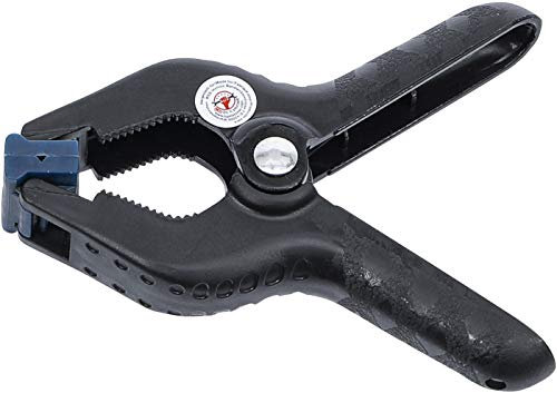 BGS Diy 1837 | Leimzwinge | 100 mm | Spannbereich 0 - 40 mm | bewegliche Spannbacken | Feder-Klemme | Feder-Zwinge