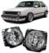 Carparts-Online Klarglas Scheinwerfer Chrom für VW Golf 2 83-92