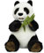Simba Toys - 5851118 - Doudou - Panda Assis avec Bambou - 25 cm