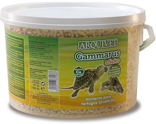Arquivet Gammarus Sticks - Alleinfutter für Wasserschildkröten - 7.500 ml / 785 g