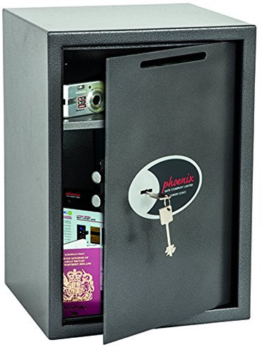 Phoenix SS0804KD Vela Deposit Home & Office Safe mit Schlüsselschloss (groß)