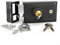 Metalux serie 752 - Serrure en applique Horizontale Gauche 140 x 45 x 85 Fouillot 7 Axe 55 Entraxe 60