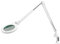 Daylight MAG S Lampe: 5300 Lux, 5 Glaslinse, 6000K LED, 2 Helligkeitsstufen, verstellbarer Arm, 12W, ideal für Präzisionsarbeiten, Weiß, 56x17,5x75 cm.