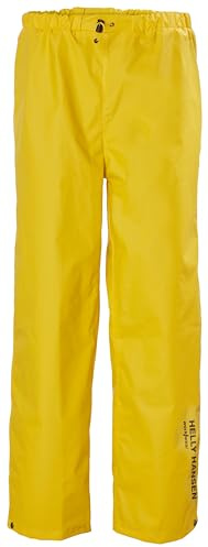 Helly Hansen Workwear Men's Mandal Waterproof Trousers, Dark Yellow, XL