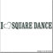 cartattoo4you® AL-00336 | I Love (als Herz) Square Dance | Autoaufkleber Aufkleber Farbe anthrazit,in 24 Farben erhältlich,glänzend 20 x 3 cm