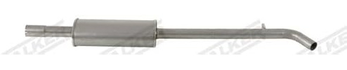 WALKER 23041 Mittelschalldämpfer ohne Anbauteile Kompatibel mit RENAULT Clio 3 Schrägheck BR0/1, CR0/1 8200385675 8200385676 8200385677