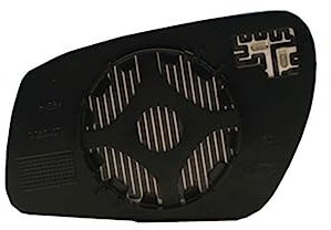 Cristal espejo retrovisor convexo cromado térmico dch.