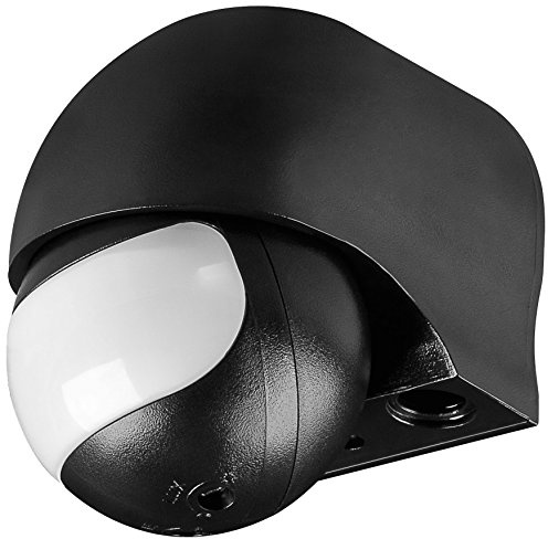 5er Set Bewegungsmelder ODA (schwarz) Slim [Elektronik]