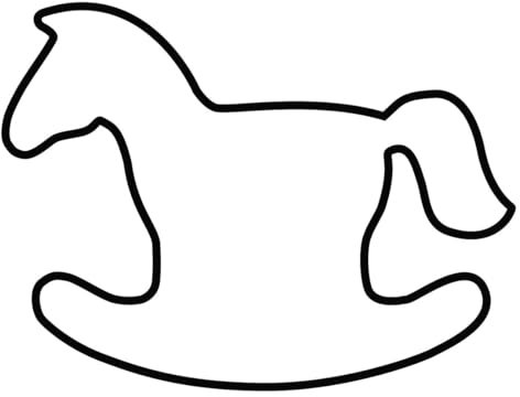 Original Kaiser Plätzchen Ausstecher Schaukelpferd 6 cm, Weihnachten Plätzchenausstecher, Keksausstecher Edelstahl, Plätzchen Ausstecher für Plätzchen, Kekse und Fondant