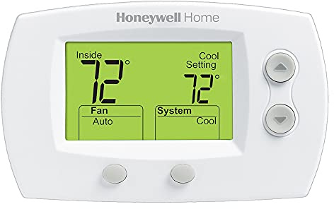 Honeywell TH5220D1029/U 5000 Non-Programmable Heating and Cooling Digital Thermostat, Premier White