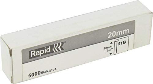 Rapid 40302975 No. 21B Mini Chiodi 20 mm, Acciaio