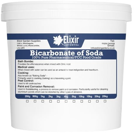 Bucket Bicarbonate of Soda 500g 1Kg 5Kg 10Kg 15Kg 20Kg 25Kg Food Grade, Bath Bombs | 10kg