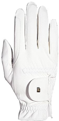 Roeckl Sports Reithandschuh ROECK-Grip Winter, Turnier Winter Handschuh, Weiß/Weiß 8
