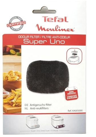 Moulinex Kassettenfilter, Fett, gegen Gerüche, Fritteuse Super Uno
