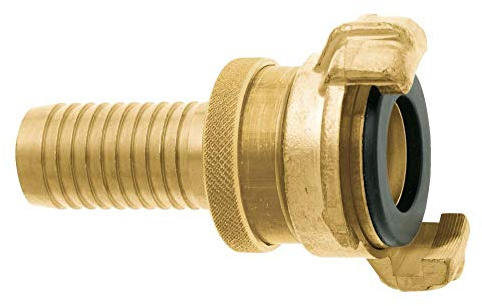 Geka 80104SHSB Schlauchstück SD mit Tülle 1 Zoll MS 25 mm, Gold, 18 x 8 x 13 cm