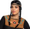 Boland 85725 - Erwachsenenperücke Indianerin Kewanee mit Stirnband und Zöpfen, Kostüm-Accessoire, Karneval, Themenparty, Mottoparty