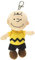 AURORA World 60532 Peanuts Charlie Rucksack-Clip, 12,7 cm, Braun