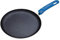 Colourworks CWCPBLU KitchenCraft Non-Stick Pancake Pan, Aluminium, Blue, 24 cm