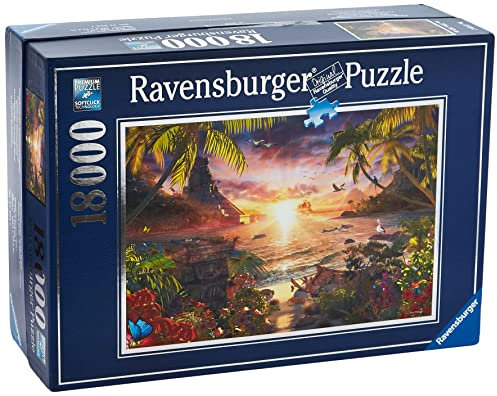 Ravensburger 17824 - Paradiesischer Sonnenuntergang-Puzzle, 18000 Teile