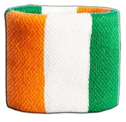 Flaggenfritze® Schweissband Elfenbeinküste, 2er Set