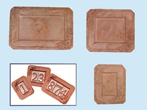 Portanumero civico in terracotta Telcom Vasarte P3