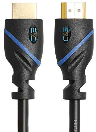 C & E cne15036 Cable HDMI de Alta Velocidad Compatible con Ethernet, 3D y de Retorno de Audio, 1.5-Feet