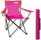 just be...… - Équipement Camping Car - Chaise Pliante - Chaise Camping Légère & Portable - Idéale Plage, Camping, Pique-Nique - Rose et Jaune