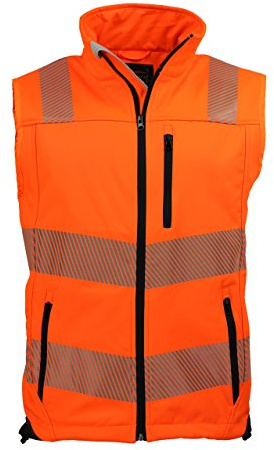 ASATEX Prevent Trendline Warnschutzweste PTW-SW, orange/schwarz, Gr. XL