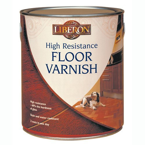 Liberon High Resistance Floor Varnish Clear Satin 2.5L 024553
