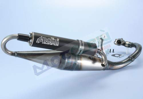 MARMITTA POLINI SCOOTER TEAM 3 OMOLOGATA PER AEROX NITRO MINARELLI ORIZZONTALE