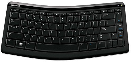 Microsoft 5000 Bluetooth Mobile Keyboard Black, Arabic, T4L-00019 (Black, Arabic)