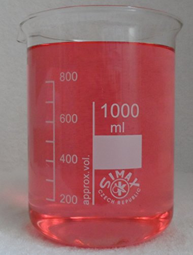 Becherglas, niedere Form, Boro 3.3 (1000 ml = ø 105 x 145 mm)
