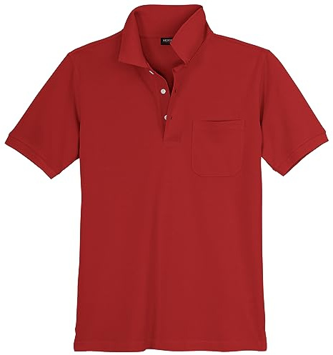 Redfield Basic Poloshirt rot Übergröße Ralph
