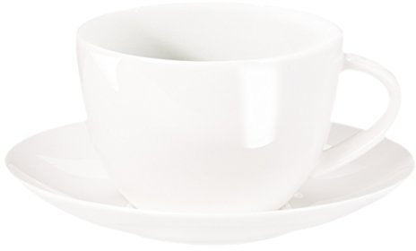 ASA á table Kaffeetasse mit Unterteller, aus Porzellan hergestellt, Inhalt: 210ml, 1912013