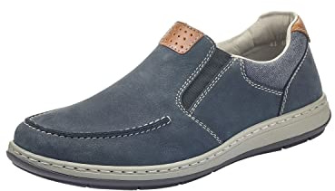 Rieker Patros Mens Casual Slip En Los Zapatos