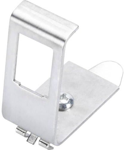 DIGITUS Adattatore per guida DIN Per modulo Keystone - 1 porta - Angolo di 45° - Acciaio inox - Custodia aperta