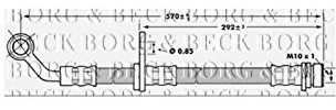 Borg & Beck BBH7017 Brake Hose To Fit Honda Civic VII