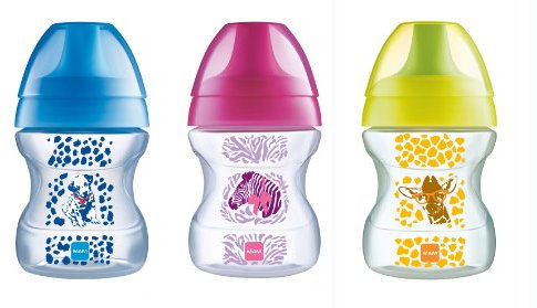 MAM 62835100 - Learn to Drink Cup Fashion 190ml, Trinklernbecher - farblich sortiert