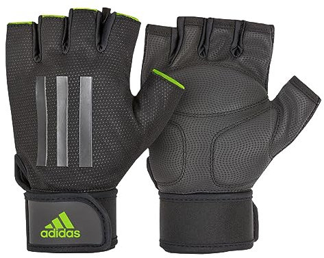 Napinporn Unisex-Adult Adidas Elite Trainingshandschuhe-Grün/XL, Schwarz