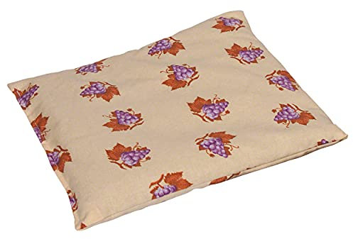 Sport-Tec Traubenkernsäckchen mit Baumwollbezug, Traubenkernkissen, Wärmekissen, 20x30 cm