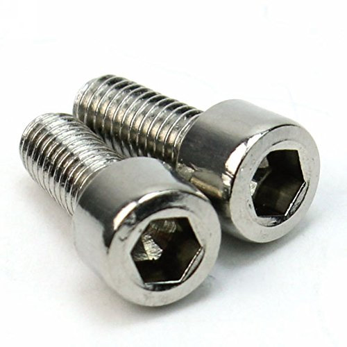 2pcs Bicycle Mountain Road Bike Water Bottle Cage Bolt Screws Stainless Steel