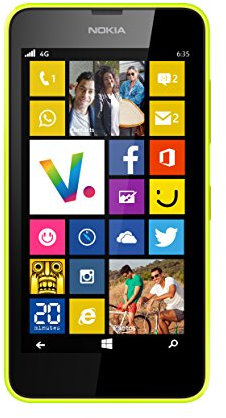 Lumia 635 - yellow- 8 GB - 4G - Smartphone