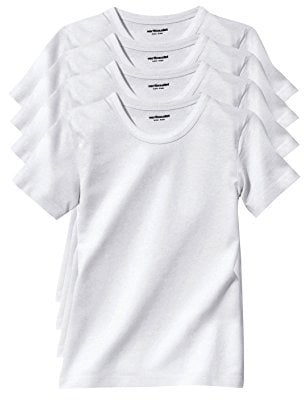 VERTBAUDET Lot de 4 T-Shirts garçon Blanc 4A