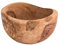 ARISTOS runde Olivenholz Schale Holzschälchen und Nussschälchen für Trockenfrüchte Pistazien (außen circa 11,5 cm)